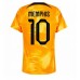 Nederland Memphis Depay #10 Hjemmedrakt VM 2022 Korte ermer
